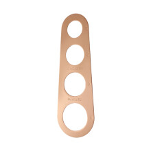 Outil de mesure pour spaghettis en acier inoxydable – Règle pour 4 portions