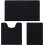 Ensemble de 3 tapis de bain en chenille – Antidérapants, absorbants, 1