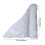 Auvent rectangulaire blanc pour parasol 200 x 150 cm 1
