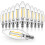 Ampoule LED E12 candélabre 4W 450lm 3000K Dimmable (lot de 12) 1
