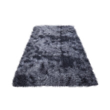 Tapis moderne et doux – Gris foncé, 160 x 119 cm, antidérapant