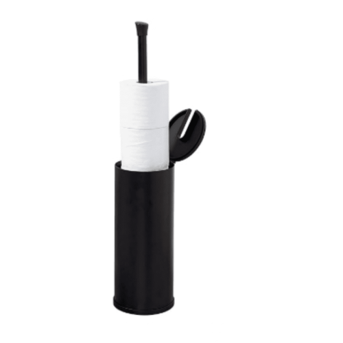 Mattamusta wc-paperiteline kannella – Holds3Rolls,