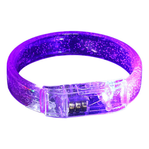 Bracelets lumineux LED multicolores de 7,5 cm