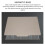 Doppelseitige PEI-Bauplatte 320x270mm Sermoon D3 11