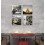 Pariser Eiffelturm-Leinwandbild-Set, 12x12 Zoll, 4-teilig 5