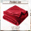 Couverture en microfibre polaire douce et chaude, 1 pièce 3