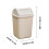 Plastpapperskorg med svängbart lock 3,2 gallon 3