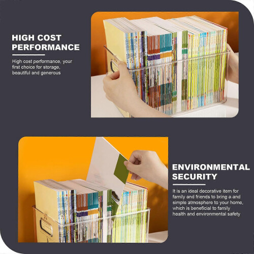 Transparent Plastic Storage Basket for Storage Portable Basket 2