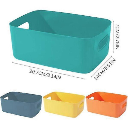 Set of 4 multifunctional storage baskets, plastic storage boxes with handles, sorting basket, storage basket 1