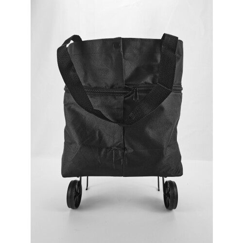 Faltbare Einkaufstasche mit Rädern - Black 2