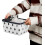 Rectangular Book Storage Basket Plastic PP Storage Basket Toy Box Storage Basket (White) 4