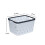 Rectangular Book Storage Basket Plastic PP Storage Basket Toy Box Storage Basket (White) 5