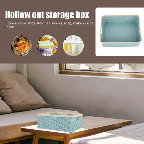 Plastic Storage Basket Desktop Organizing for Storage Basket 2