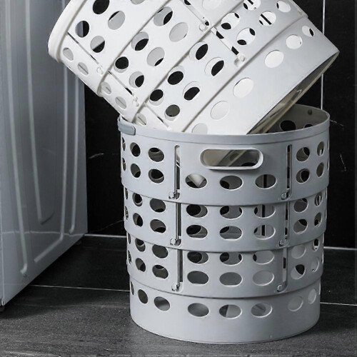 Storage Basket Plastic Laundry Basket for Storage Use 1Pcs 2