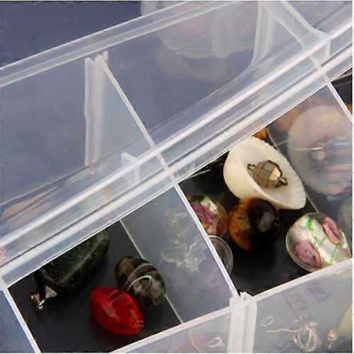 Detachable Plastic Storage Box Cosmetic Organizer with Handle 2