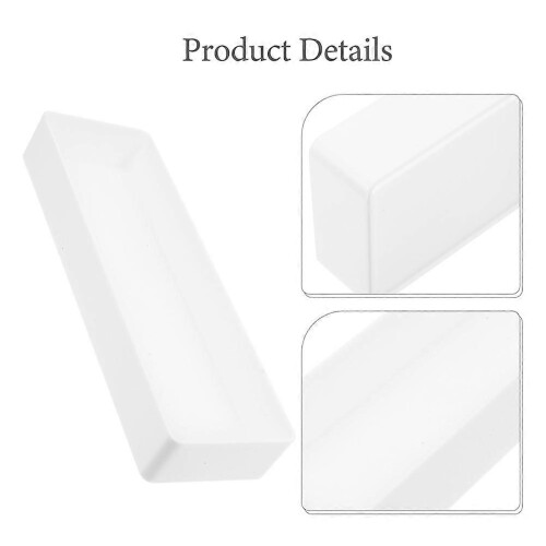 Desk Drawer Organizer White Plastic Drawer Organizer Bins for Storage 5Pcs 2