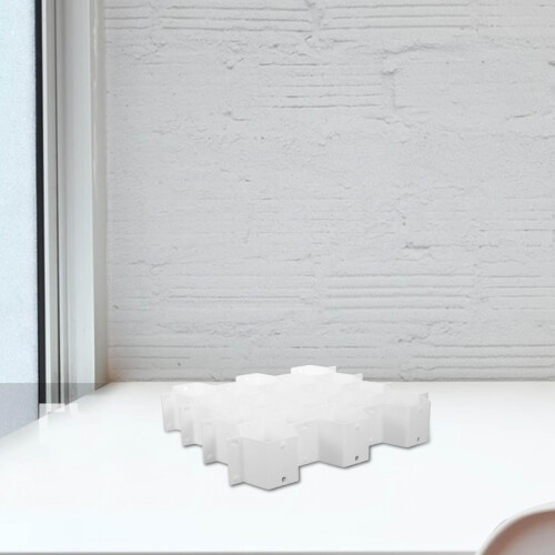 Drawer Organizer Plastic Storage Divider for Drawer Organizing 1Pcs White 2