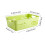 Small Plastic Storage Basket with Handles, Stackable Organizer for Remote Controls, Office, Kitchen & Bathroom – Compatible with Home Use 3