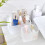 Cosmetic Organizer Plastic Desktop Makeup Storage Box Transparent 3Pcs 4