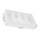 Makeup Storage Box Plastic Cosmetic Organizer for Storage White Box 2