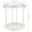 White Plastic Makeup Organizer Rotating Cosmetic Organizer for Storage 2