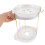 White Plastic Makeup Organizer Rotating Cosmetic Organizer for Storage 5