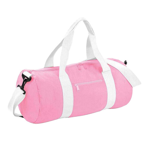 BagBase (One Size, Classic Pink/White) Bagbase Original Duffle Bag