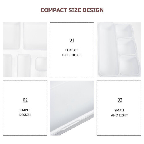 Sundries Storage Box Drawer Organizer for 4Sets Plastic Organizer 2
