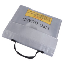 Bolsa à prova de fogo para carregamento de baterias Lipo
