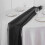 Chemin de table en mousseline noire 183 x 55 cm 2