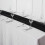 Chemin de table en mousseline noire 183 x 55 cm 4