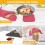 Ensemble de 4 maniques et gants de cuisine rouges 5