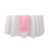 Chemin de table en satin rose Lamour 12 x 108 pouces 4