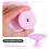 Roze plastic taartdisplaystandaard 32x32x20cm 5