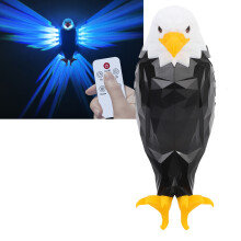 Weißkopfseeadler-Wandleuchte 4000 mAh, 8 Farben, 4 Modi