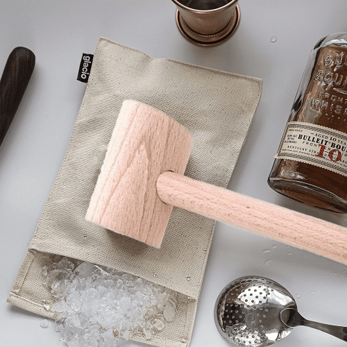 Træ-isknuserhammer til cocktails 1