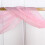 Rosa, transparent organzagardinpanel 5,6 m 4