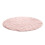 Runde, rutschfeste, rosa Plüsch-Badezimmertürmatte 2