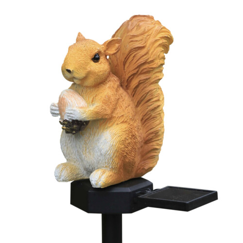 Ηλιακά φώτα κήπου Squirrel, διακοσμητικά εξωτερικού χώρου