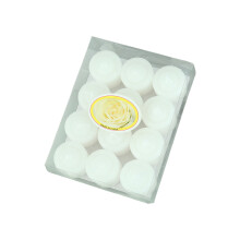 12 bougies chauffe-plat blanches – Bougies votives flottantes