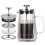 Preas Francach Gloine Borosilicate Dúbailte-Bhalla 22oz 2