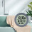 Digital Shower Timer Clock Round 5.7 Inch Grey 5