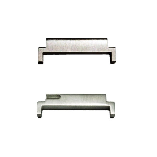 Universal Sølv Urrem Connector 20mm til 22mm Adaptere 1