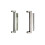Universal Sølv Urrem Connector 20mm til 22mm Adaptere 4