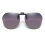 Polarized Clip-on Sunglasses with Case Purple 2