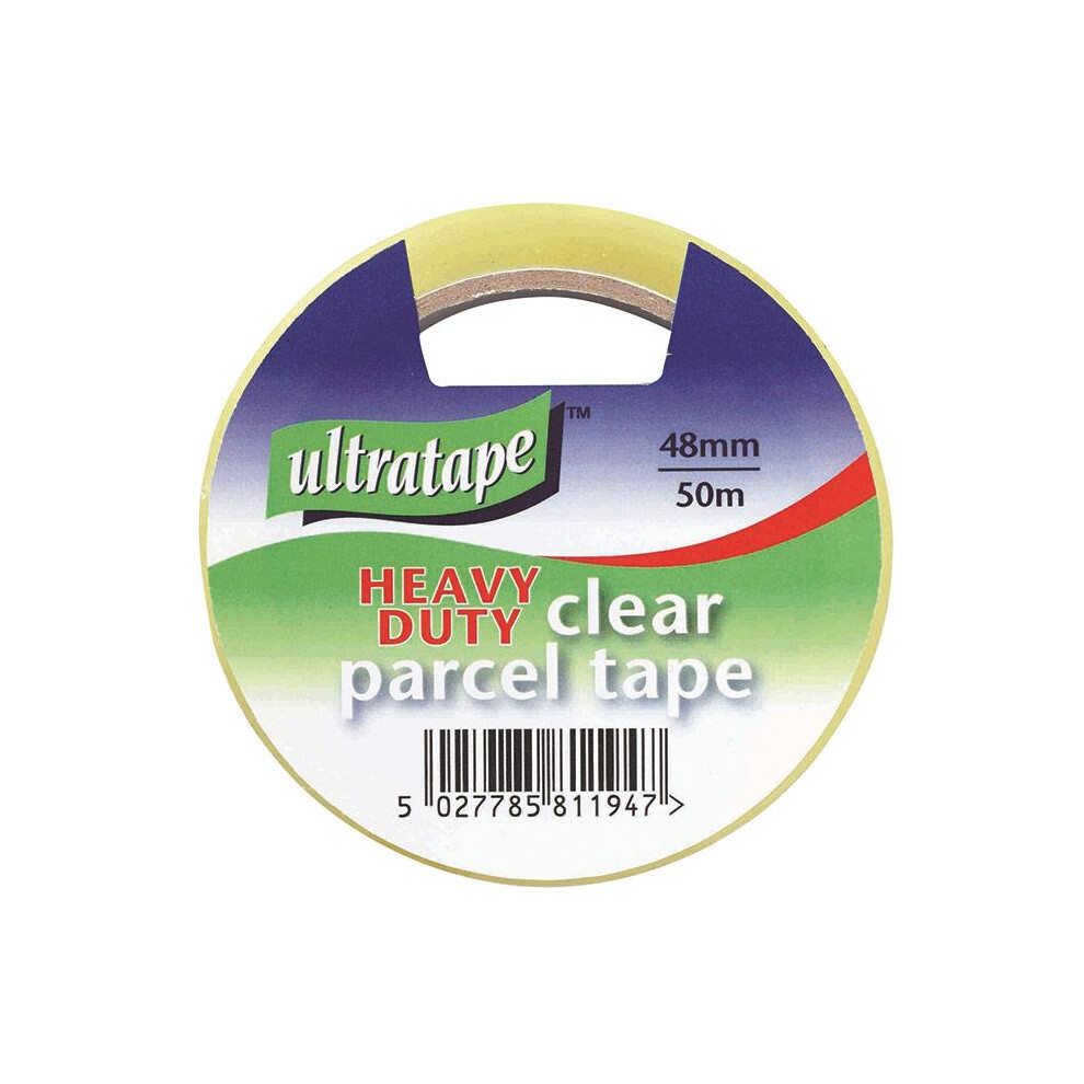 Ultratape Heavy Duty Clear Parcel Tape 48Mm X 50M 5063750883953