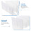 Plastic Drawer Dividers for Kitchen Storage Organizer 12Pcs 3