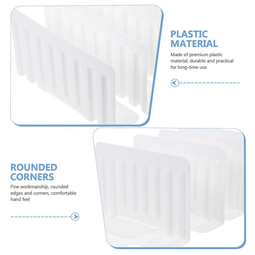 Plastic Drawer Dividers for Kitchen Storage Organizer 12Pcs 2