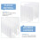 Plastic Drawer Dividers for Kitchen Storage Organizer 12Pcs 4