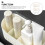 Bathroom Storage Rack Shower Organizer Rack for Storage 8Pcs White Plastic PP 5